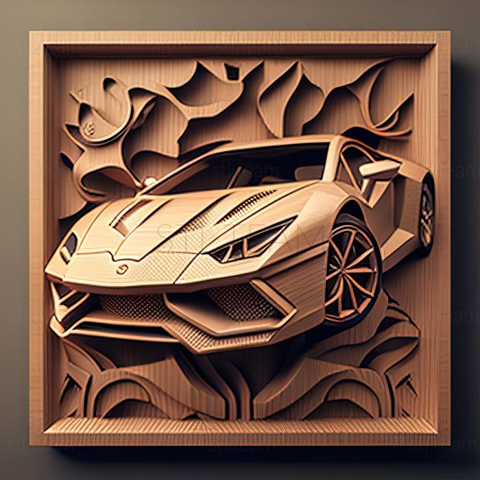 3D model Lamborghini Huracn (STL)